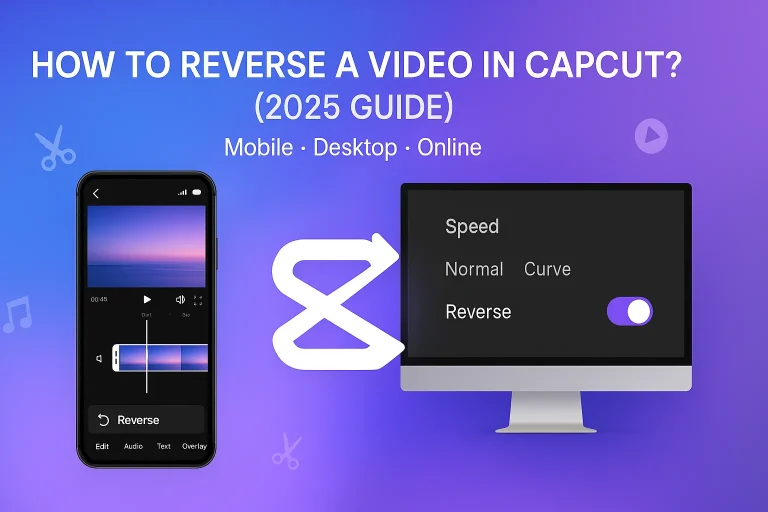 How to Reverse a video in capcut featured image